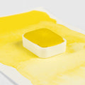 Godet aquarelle jaune citron artisanal fabriqué en France - Atelier Pigmenta
