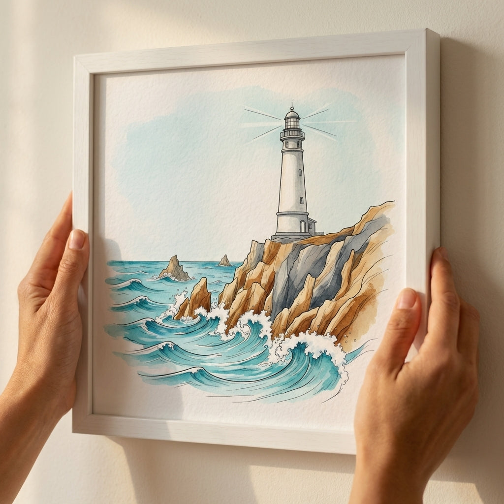 Cahier d'aquarelle N°1 — Bord de mer