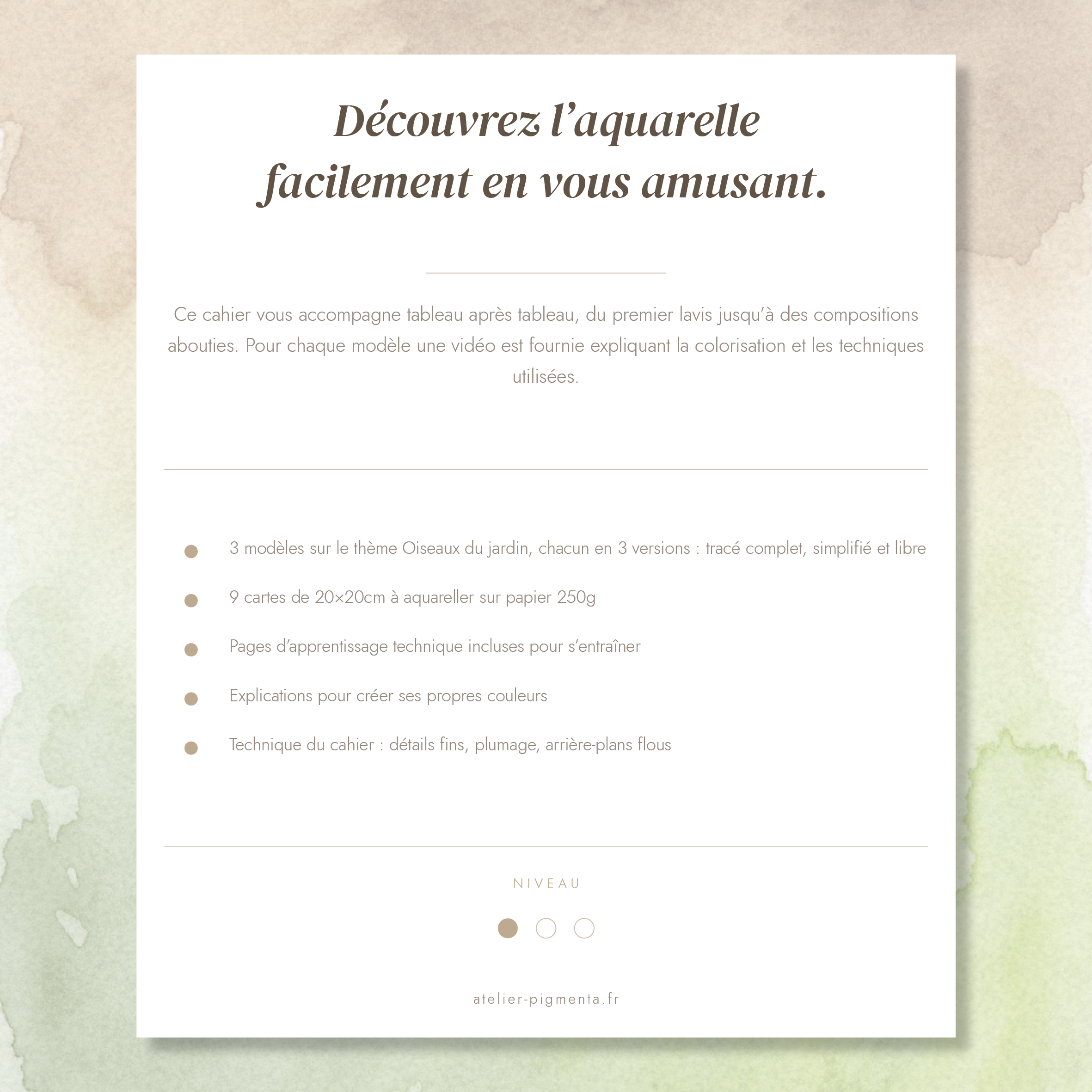 Cahier d'aquarelle - cahier-03-oiseaux - Face arrière