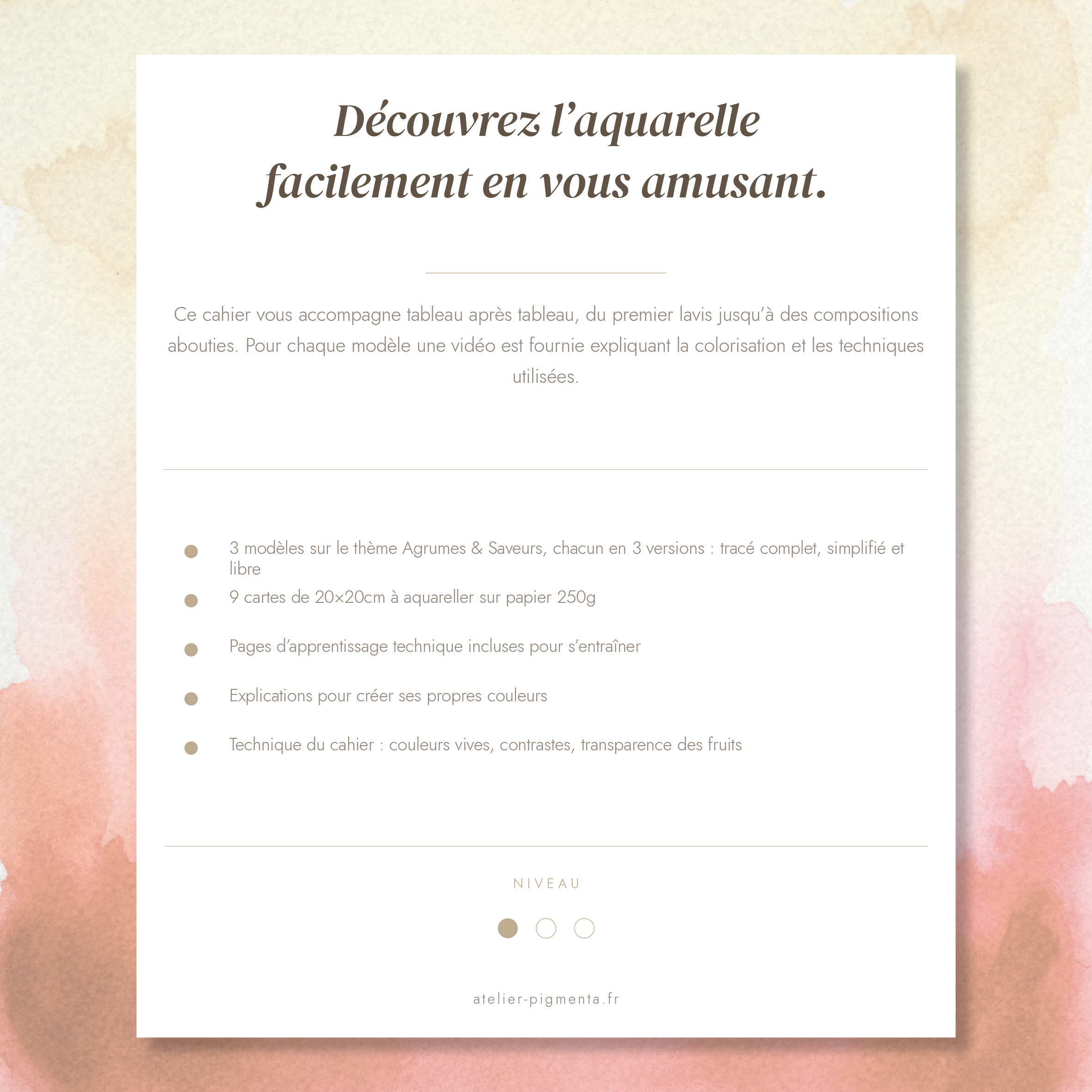 Cahier d'aquarelle - cahier-04-agrumes - Face arrière