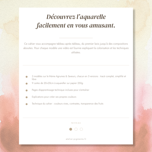 Cahier d'aquarelle - cahier-04-agrumes - Face arrière