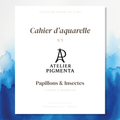 Cahier d'aquarelle - cahier-05-papillons - Face avant